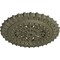Ekena Millwork Sellek Ceiling Medallion (Fits Canopies up to 1 1/8"), 18 1/2"OD x 7/8"ID x 1 1/2"P, Spartan Stone CM18SKSSF - alternate 2